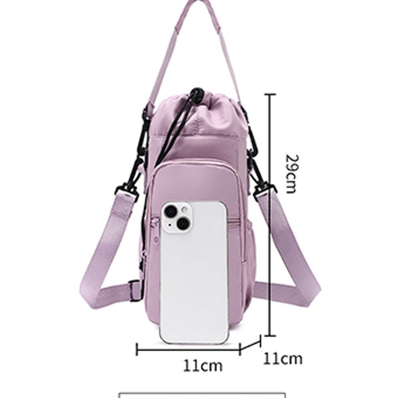 🏆 Last Day Special Price £9.99 ! 🚶Water Bottle Carrier Bag with Phone Pockets