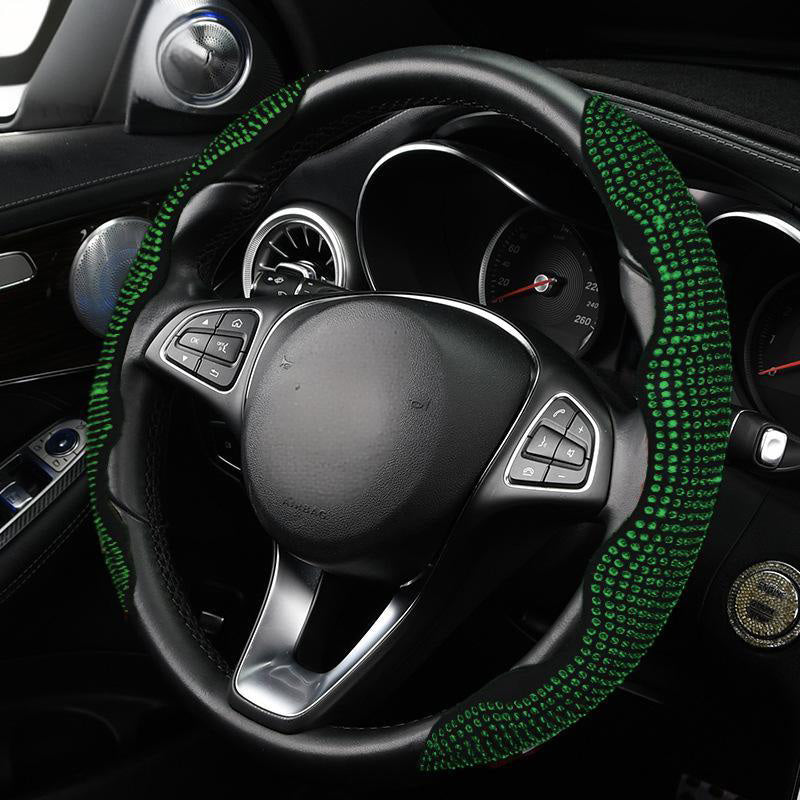 📢📢40% OFF !! ⏰Rhinestones Bling Cover for Auto Steering Wheels