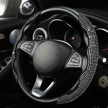 📢📢40% OFF !! ⏰Rhinestones Bling Cover for Auto Steering Wheels