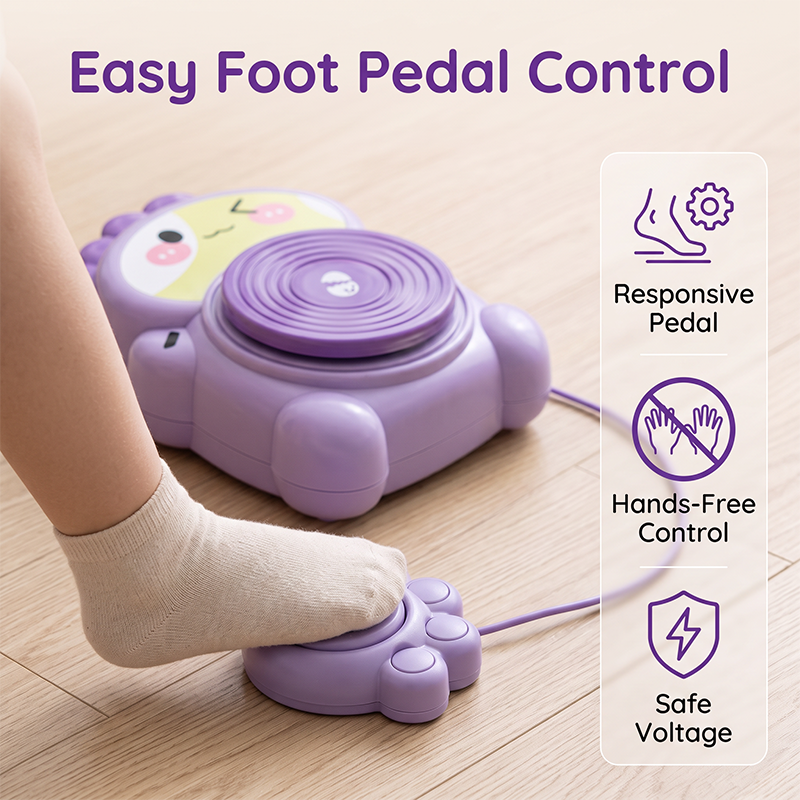 📢📢50% OFF !! ⏰Kids Electric Pottery Wheel DIY Clay Craft Kit