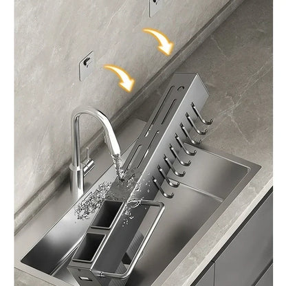 🍽Kitchen storage essentials 🔥50% limited discount！👨🏻‍🍳Clear messy countertops in one go！Multifunctional Kitchen Chopstick Cage & Knife Holder