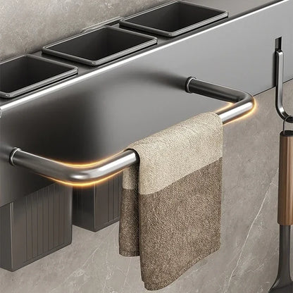 🍽Kitchen storage essentials 🔥50% limited discount！👨🏻‍🍳Clear messy countertops in one go！Multifunctional Kitchen Chopstick Cage & Knife Holder