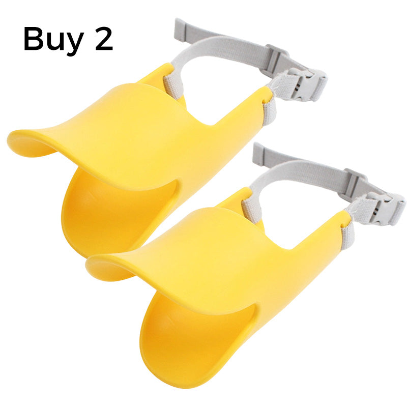 🎉🎉Surprise 50% off！🐕Protect you and your furry friends！😊Cute Duck Bill Silicone Dog Muzzle