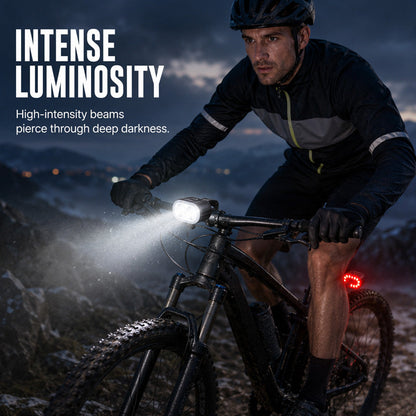📢📢50% OFF !! ⏰USB Rechargeable Bike Light Set🚲🔦