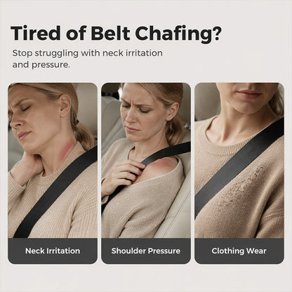 📢📢BUY 1 GET 1 FREE !! ⏰Universal Faux Suede Car Seat Belt Shoulder Cover Extended Cushion Padding