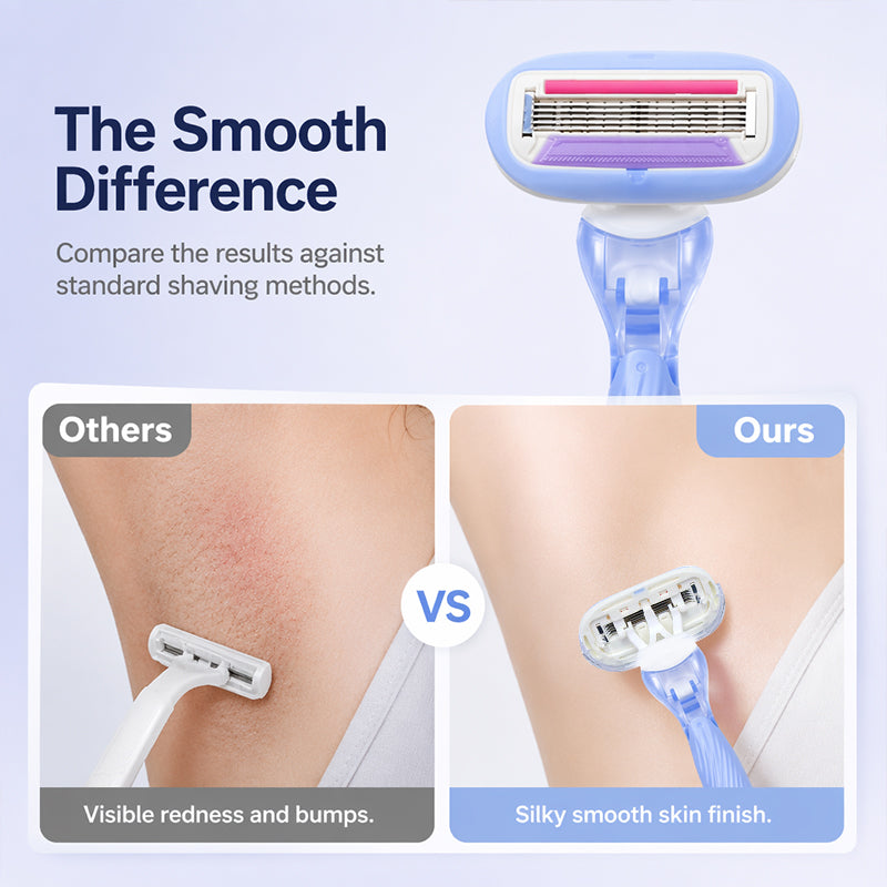 5-Blade Razor Handle for Women
