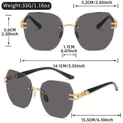 ⏳Time-Limited Special⏰Statement Rimless Sunglasses