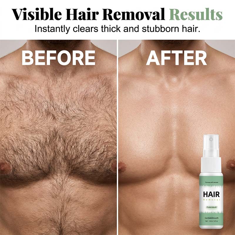 Body Hair Removal Spray for Smooth Skin