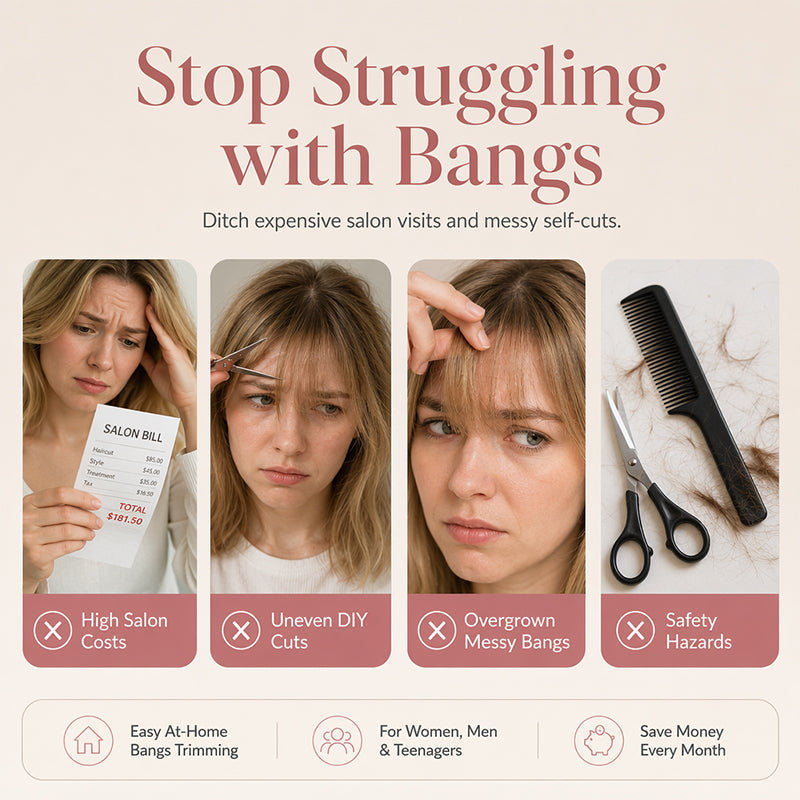 DIY Hair Thinning Comb – Adjustable Blade & Beginner-Friendly Design