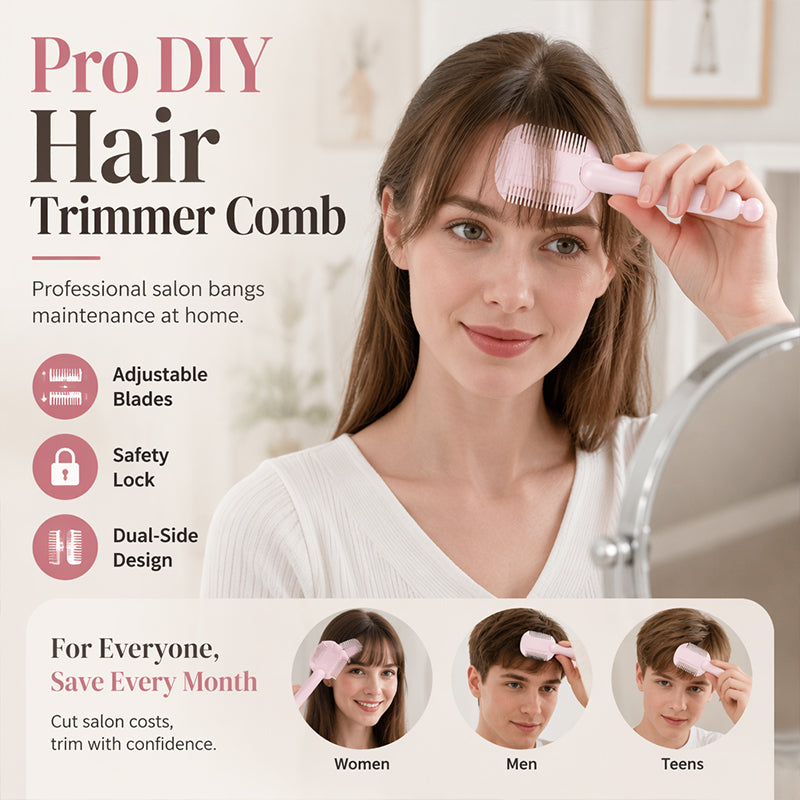 DIY Hair Thinning Comb – Adjustable Blade & Beginner-Friendly Design