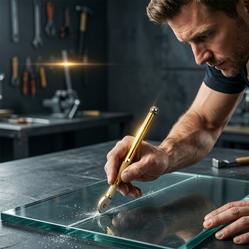 📢📢50% OFF !! ⏰Professional Pen-Style Roller Glass Cutter