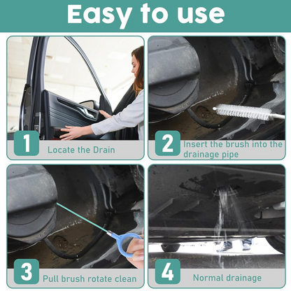 Auto Sunroof Drain Cleaning Tool – Flexible Pipe Brush