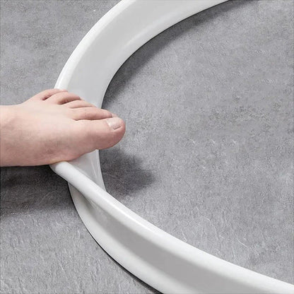 🚿50% OFF NOW! Self‑Adhesive Water Retaining Strip – Flexible Shower Water Barrier Dam, Stop Bathroom Water Splashing & Flooding for Wet‑Dry Separation