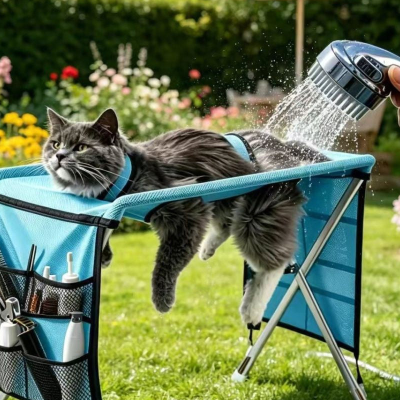 ⏳Limited-time 48% off⏰2-in-1 Foldable Pet Grooming Bed🐱🐶🛋️