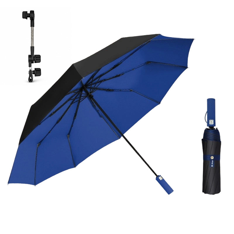 🌂 Large Automatic Umbrella – Windproof Rain & UPF 50+ Sun Protection, One-Button Open for Commuting & Outdoor Use ☀️🌧️