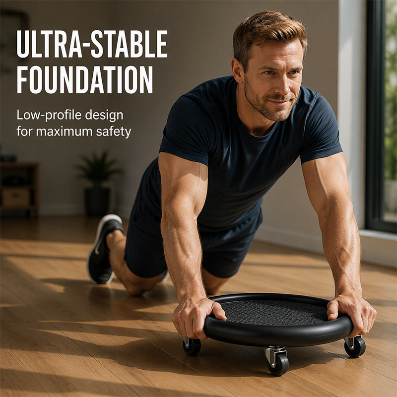 🎁2026 New Arrivals 50% OFF💥Abdominal Roller Wheel Disc with Knee Mat – Stable 💪