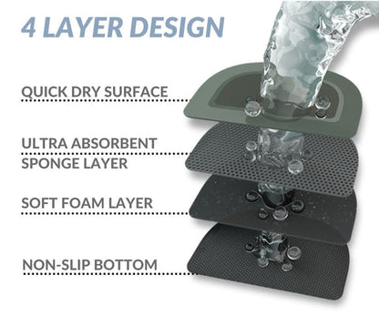 🚿 50% OFF NOW! 🏠 Super Absorbent Quick-Dry Bath Mat – Non-slip, soft & machine washable – Perfect for bathroom, kitchen & entryway ✨
