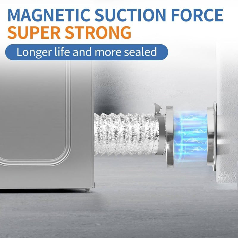 🎉 2026 Sale — Over 7,900 Sold!🧲 Magnetic Dryer Vent Coupling Connector Kit