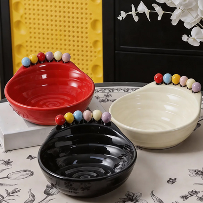 Playful Foot-Shaped Snack Bowl with Integrated Fruit Forks