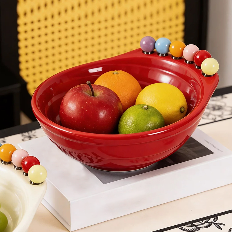 Playful Foot-Shaped Snack Bowl with Integrated Fruit Forks