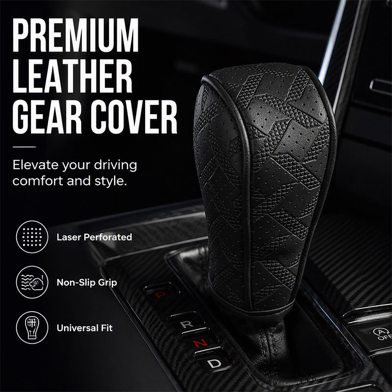📢📢50% OFF !! ⏰Breathable Universal Car Gear Shift Knob Cover
