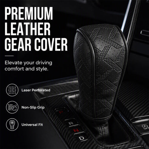 📢📢50% OFF !! ⏰Breathable Universal Car Gear Shift Knob Cover