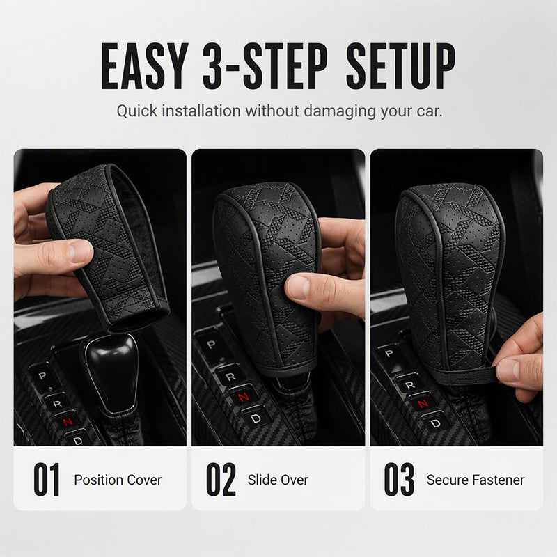 📢📢50% OFF !! ⏰Breathable Universal Car Gear Shift Knob Cover