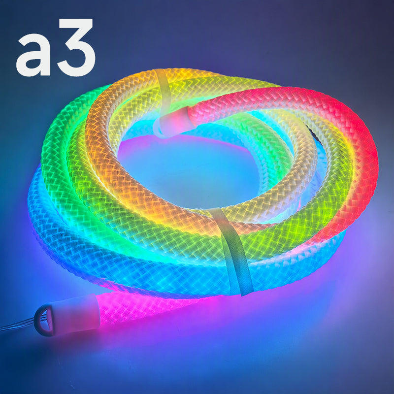 📢📢50% OFF !! ⏰Dragon Scale Woven LED Neon Rope Light