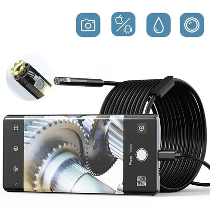 📢📢50% OFF !! ⏰Waterproof Borescope Camera with Adjustable Light