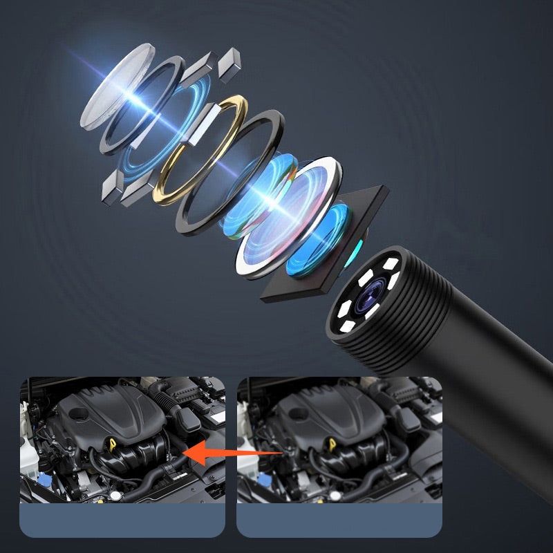 📢📢50% OFF !! ⏰Waterproof Borescope Camera with Adjustable Light