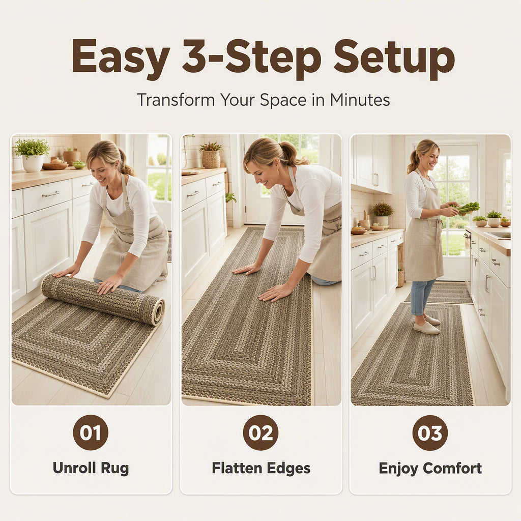 📢📢40% OFF !! ⏰Elegant Woven Runner Rug