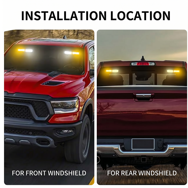 🚨 High-Visibility LED Strobe Light Bar