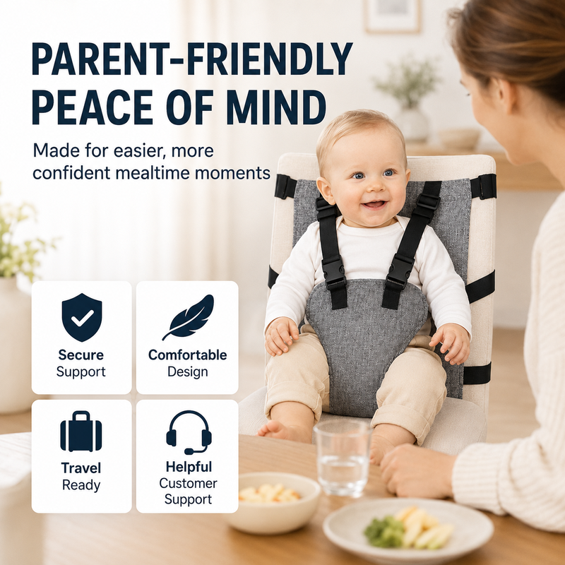 🎁🔥Last day sale 49% OFF🔥  👶Portable Baby High Chair Safety Harness Strap