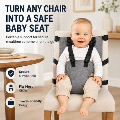 🎁🔥Last day sale 49% OFF🔥  👶Portable Baby High Chair Safety Harness Strap