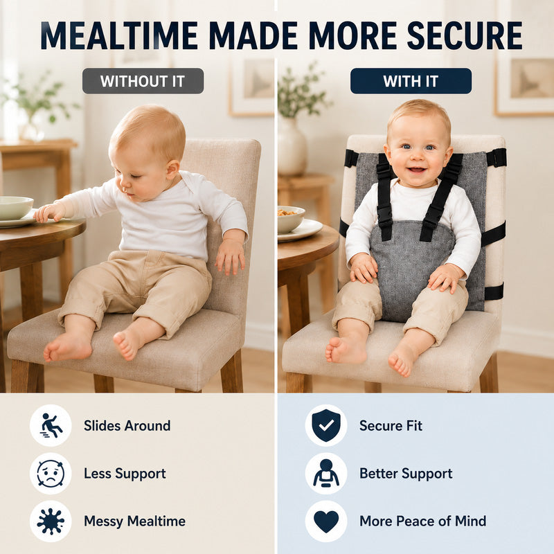 🎁🔥Last day sale 49% OFF🔥  👶Portable Baby High Chair Safety Harness Strap
