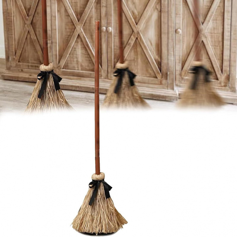 🧙 Bring Your Garden to Life This Halloween – Animated Witch Broom with Lights & Spooky Sounds. 50% Off. UK Stock