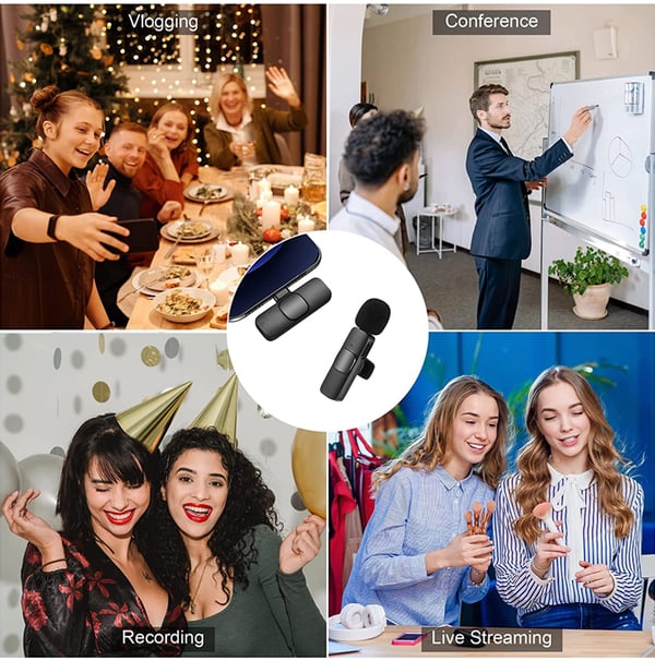 🔥Hot Sale: 50% OFF🔥New Wireless Lavalier Microphone
