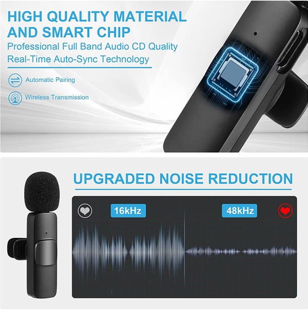 🔥Hot Sale: 50% OFF🔥New Wireless Lavalier Microphone