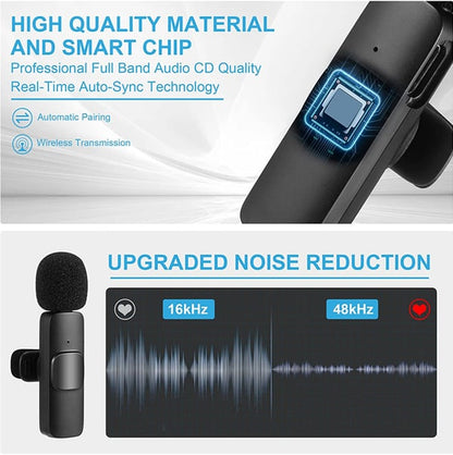 🔥Hot Sale: 50% OFF🔥New Wireless Lavalier Microphone