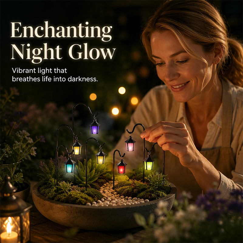 🌿 Glow-in-the-Dark Plant Stakes – 50% OFF! 7 colors, premium resin, sturdy iron hooks – magical garden decor. 🌙