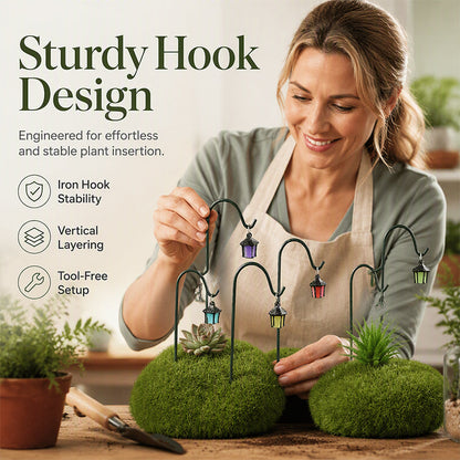 🌿 Glow-in-the-Dark Plant Stakes – 50% OFF! 7 colors, premium resin, sturdy iron hooks – magical garden decor. 🌙