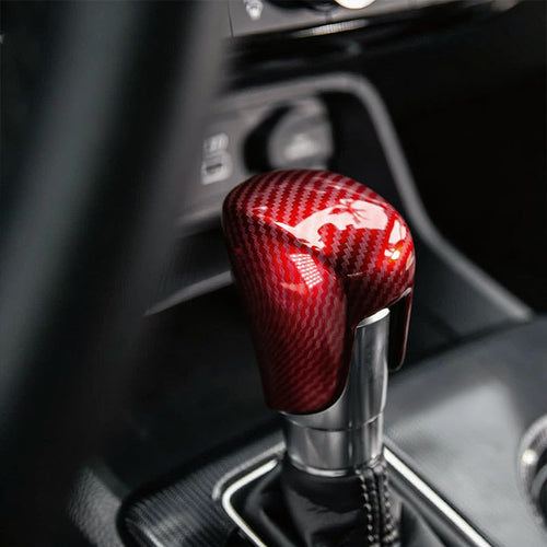 📢📢50% OFF !! ⏰Gear Shift Knob Cover for 2018-2025 Civic Carbon Fiber Trim