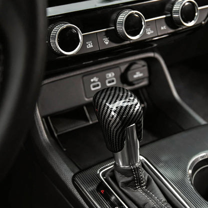 📢📢50% OFF !! ⏰Gear Shift Knob Cover for 2018-2025 Civic Carbon Fiber Trim