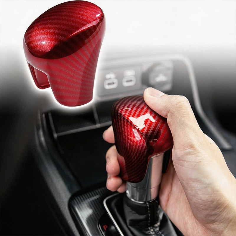 📢📢50% OFF !! ⏰Gear Shift Knob Cover for 2018-2025 Civic Carbon Fiber Trim
