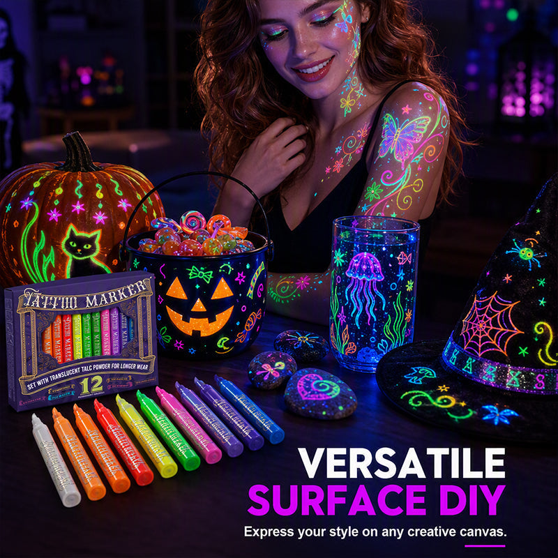 Glow Party Tattoo Pens