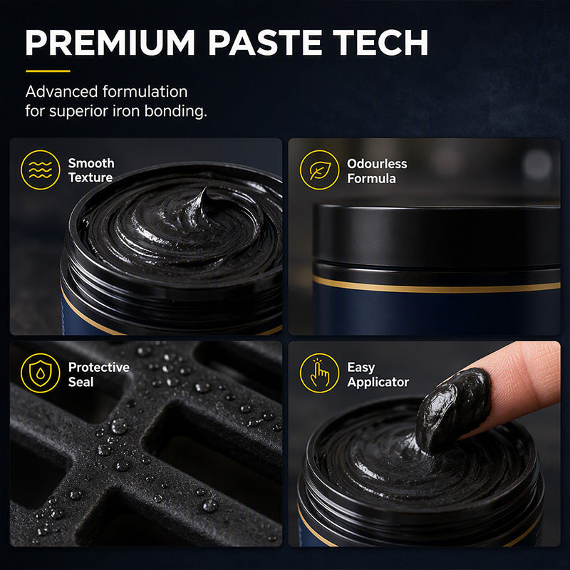 🛒50% OFF✨Cast Iron Stove Polish with Sponge – Cleans, polishes, and protects your cast iron stove ✨