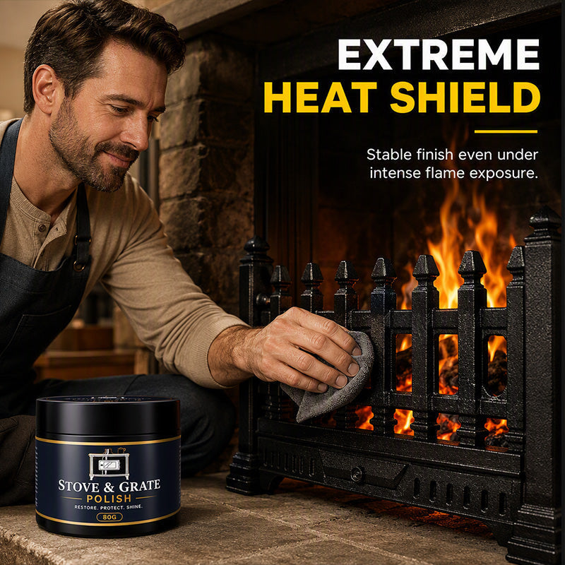 🛒50% OFF✨Cast Iron Stove Polish with Sponge – Cleans, polishes, and protects your cast iron stove ✨
