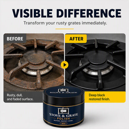 🛒50% OFF✨Cast Iron Stove Polish with Sponge – Cleans, polishes, and protects your cast iron stove ✨