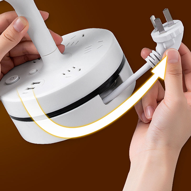 💡 Bedside Lamp with AC Outlets & USB Ports – Light, Charge & Power in One ✨