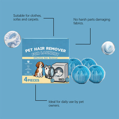 ⏳🔥LIMITED-TIME 49% OFF! ⏰Reusable Pet Hair Remover Laundry Balls